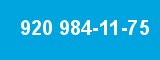 920 984-11-75 920 984-11-75